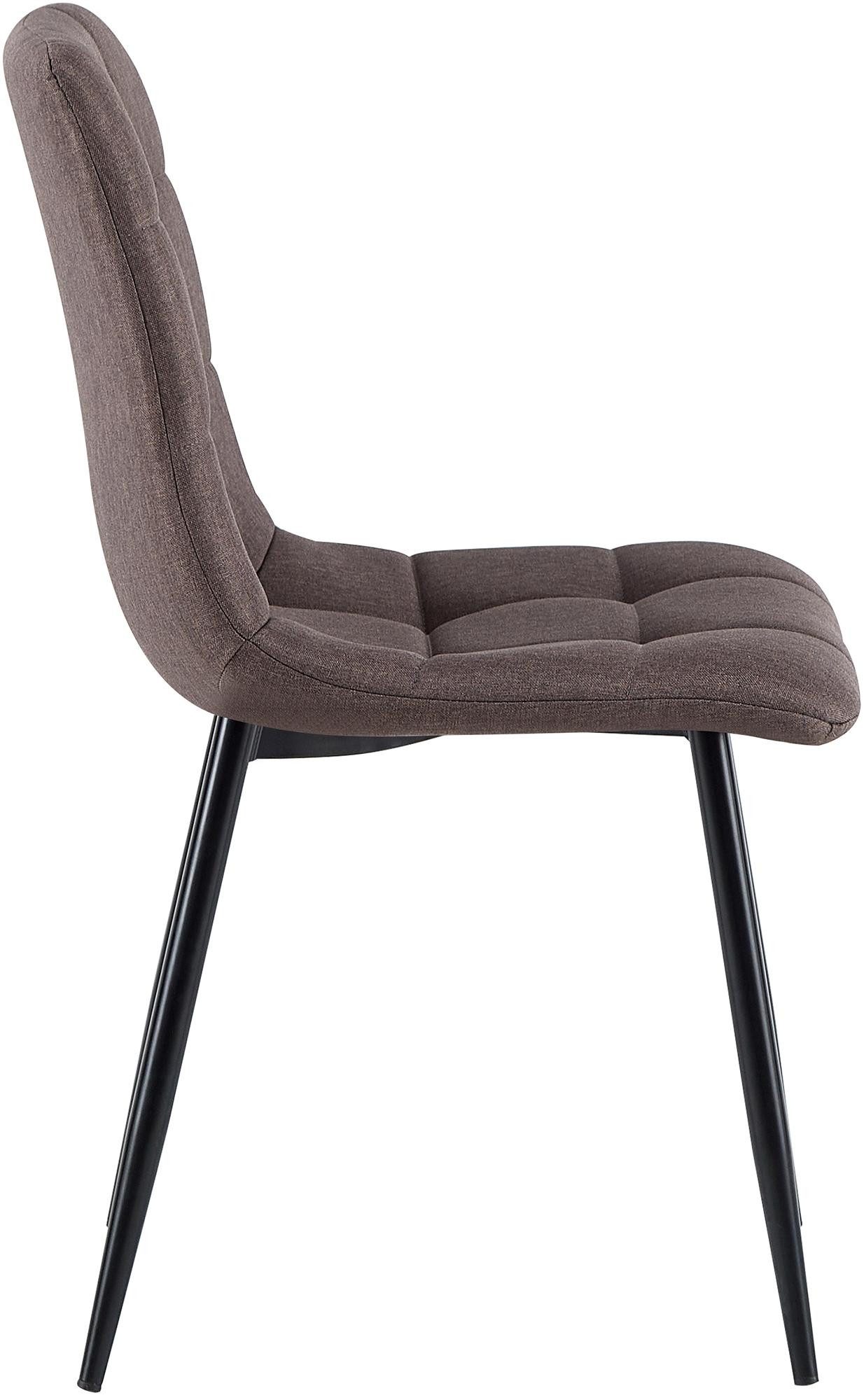 CLP Esszimmerstuhl Antibes Stoff (4er Set), mit Stoffbezug, bis 150 kg – Bild 5 von 5