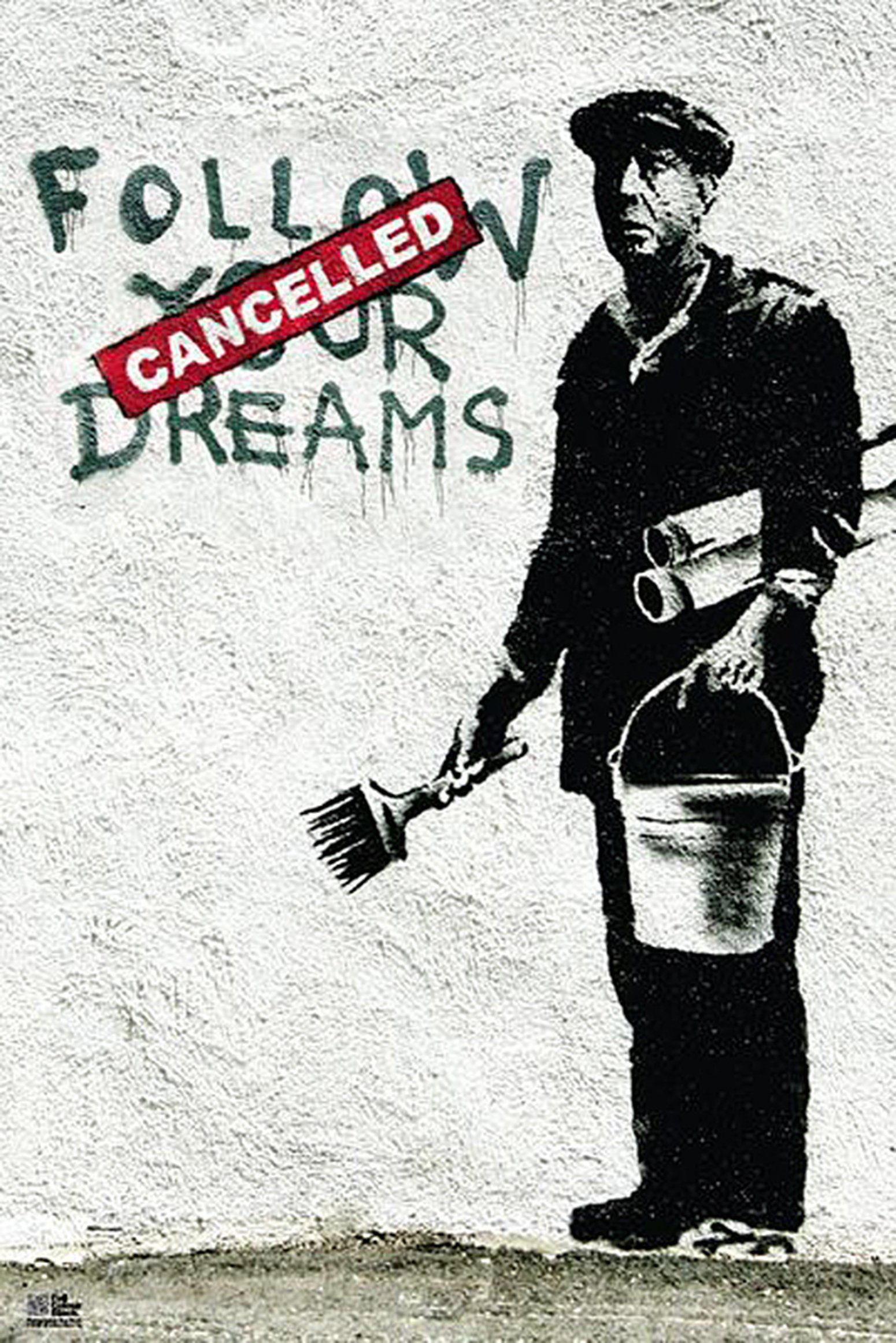PYRAMID Poster Banksy Poster Follow Your Dreams 61 x 91,5 cm