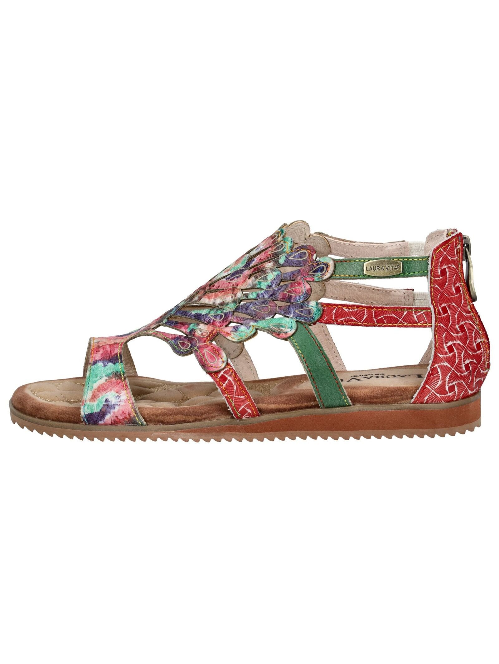 LAURA VITA Sandalen Leder Riemchensandalette günstig online kaufen