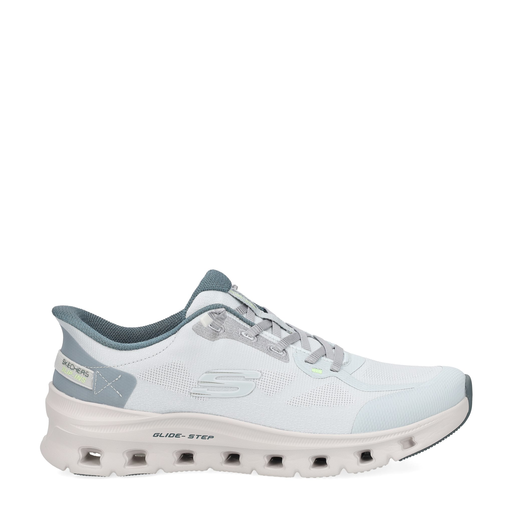 Skechers 150428 BLMT GLIDE STEP, Sneaker, Grau, Damen Sneaker