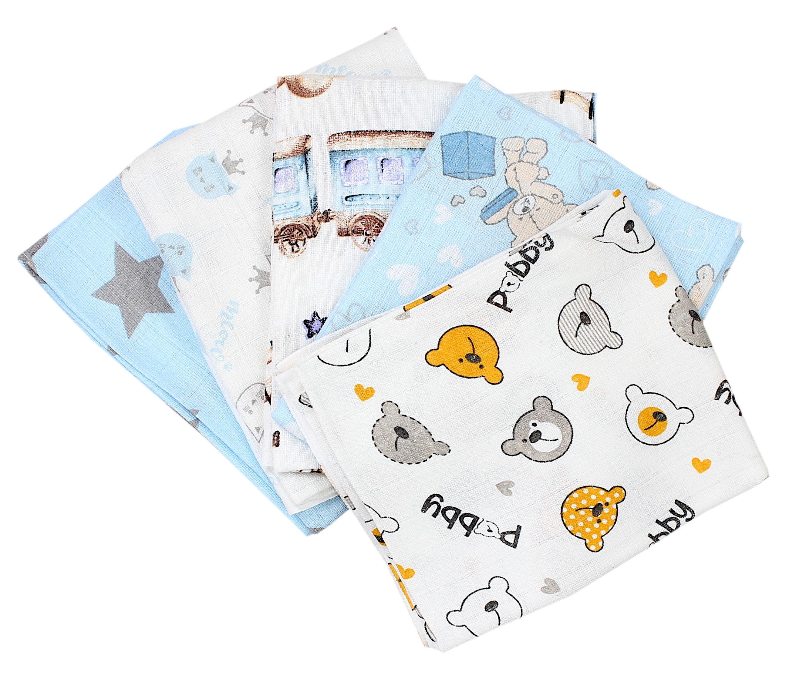 TupTam Stoffwindeln TupTam Baby Mullwindeln Spucktücher 70x80 5er / 10er Pack