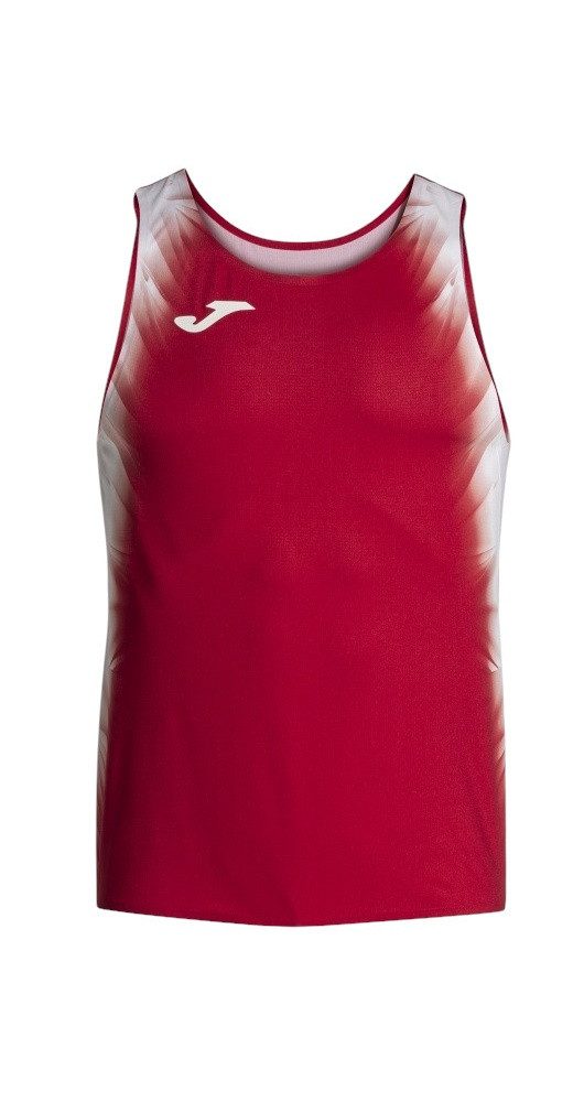 Joma Tanktop Lauf-Tank Top Elite XI (ärmellos) rot/weiss Herren
