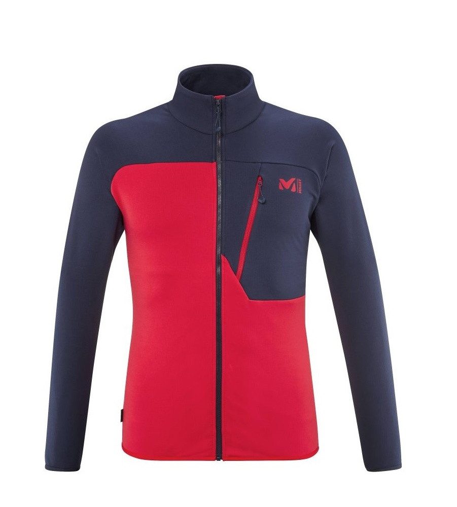 Millet Fleecejacke Seneca (Polartec Power Grid) rot/saphirblau Herren