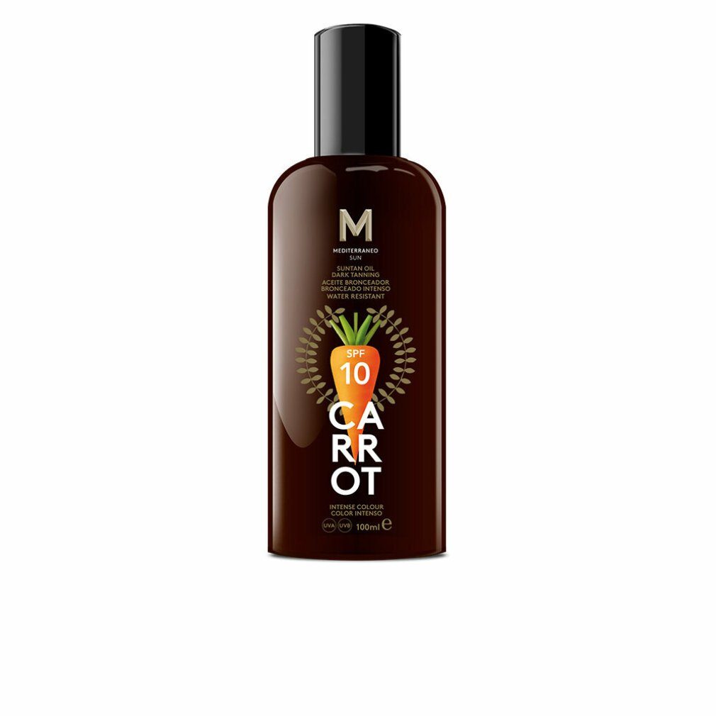 Mediterraneo Sun Körperpflegemittel CARROT suntan tanning oil dark 100 SPF10 ml