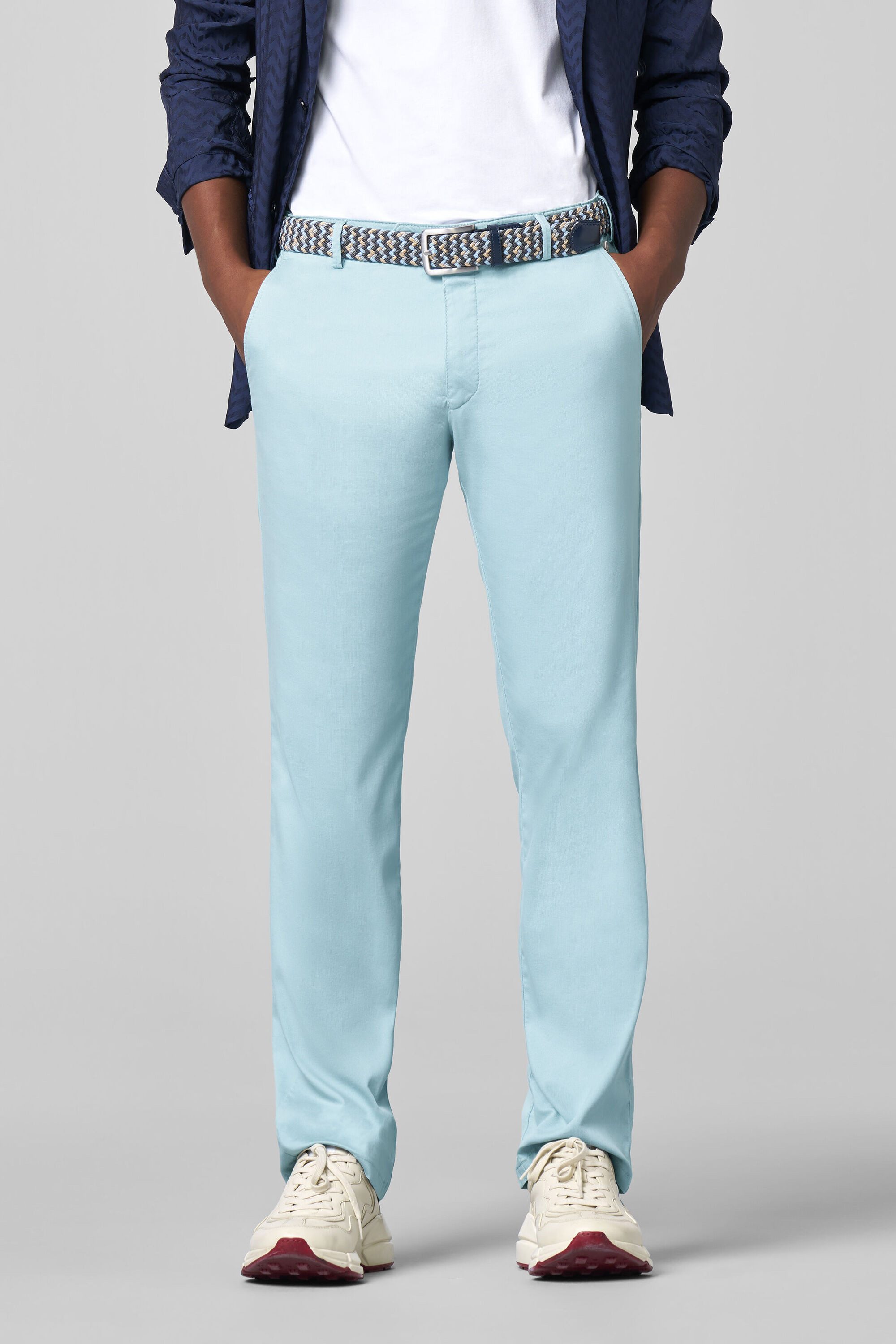MEYER Chinos "ROMA Art.1-5070", mit buntgewebtem Innenfutter günstig online kaufen