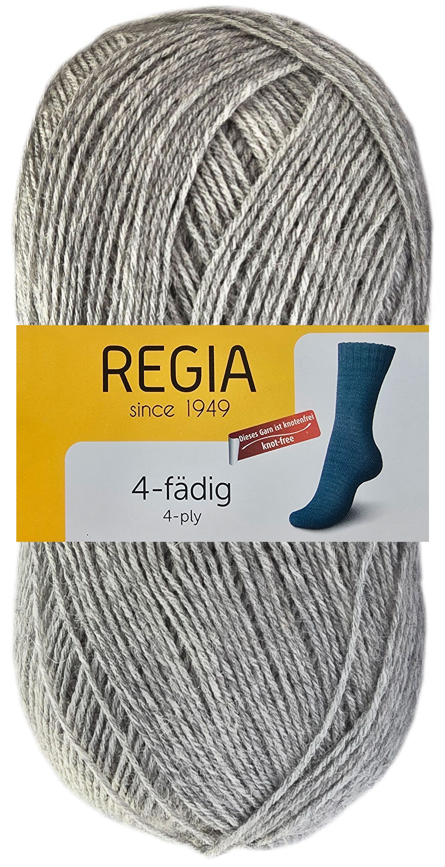 Regia 100 Gramm Regia Uni Sockenwolle 4-fach Farbauswahl Häkelwolle