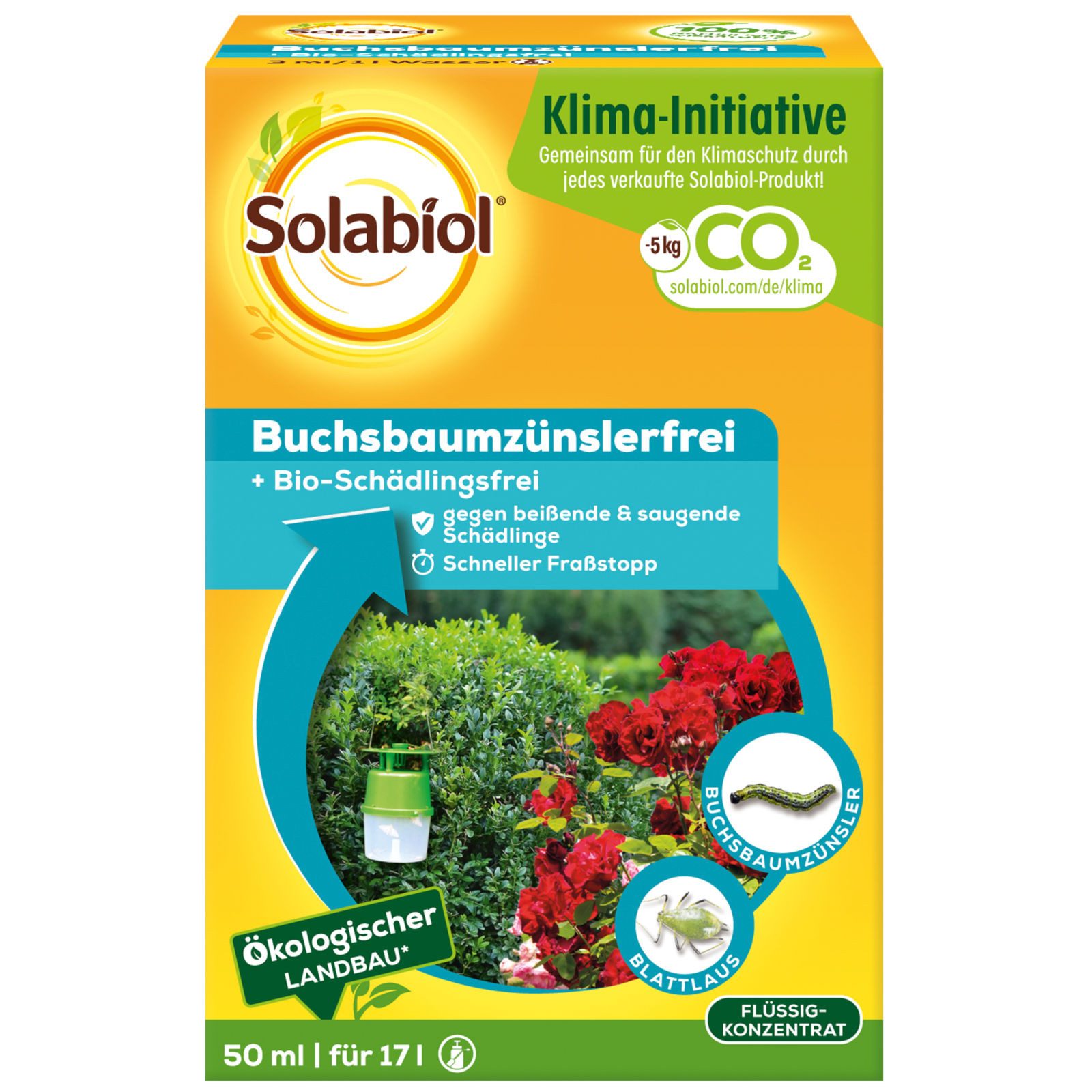 Solabiol Insektenspray Buchsbaumzünslerfrei, 50 ml, 50 ml