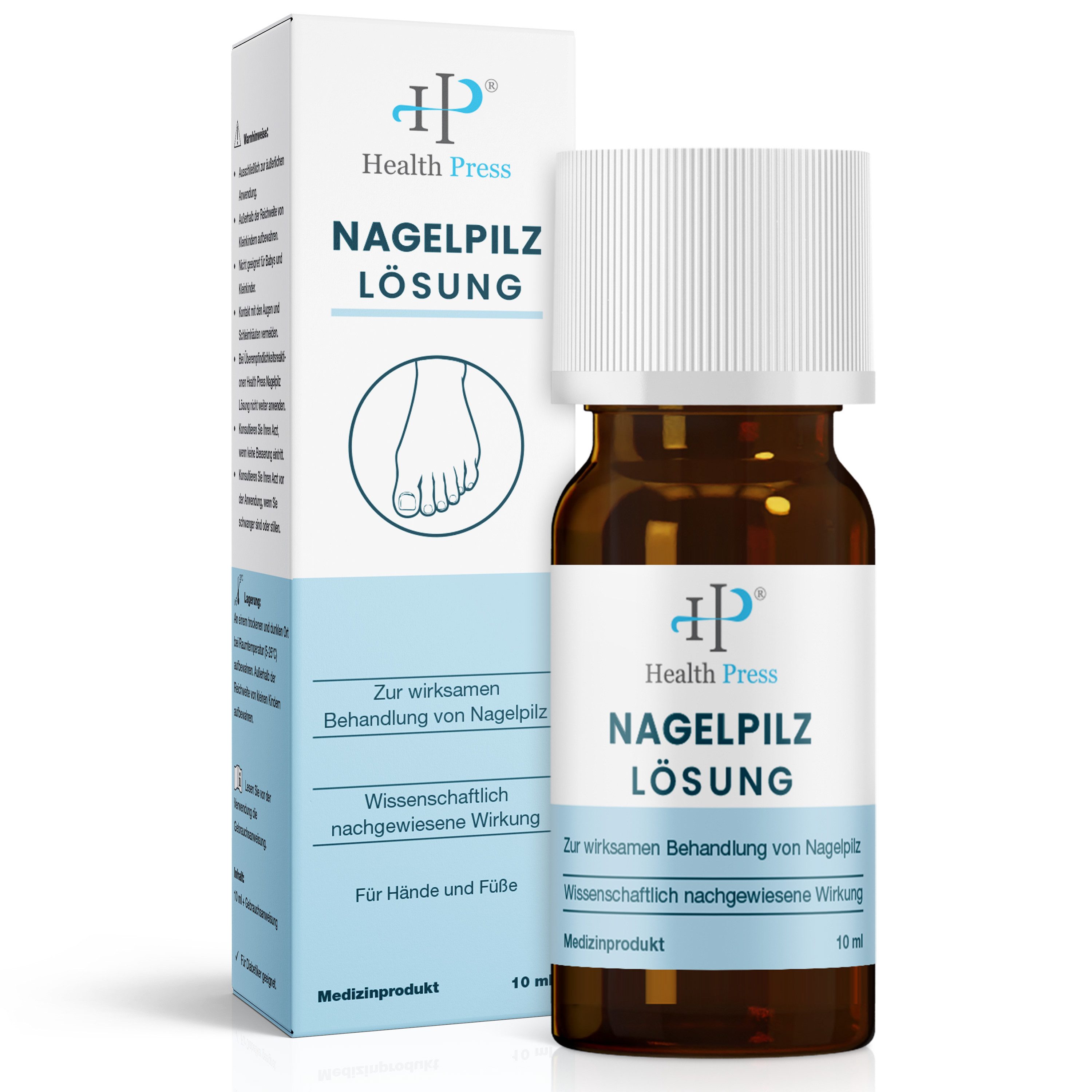 Health Press Nagelpilz-Behandlungsstift Nagelpilz Lösung, Geeignet für Diabetiker