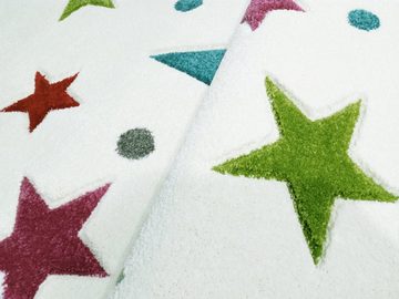 Kinderteppich Stars, Happy Rugs, rechteckig, Höhe: 18 mm, weicher Flor