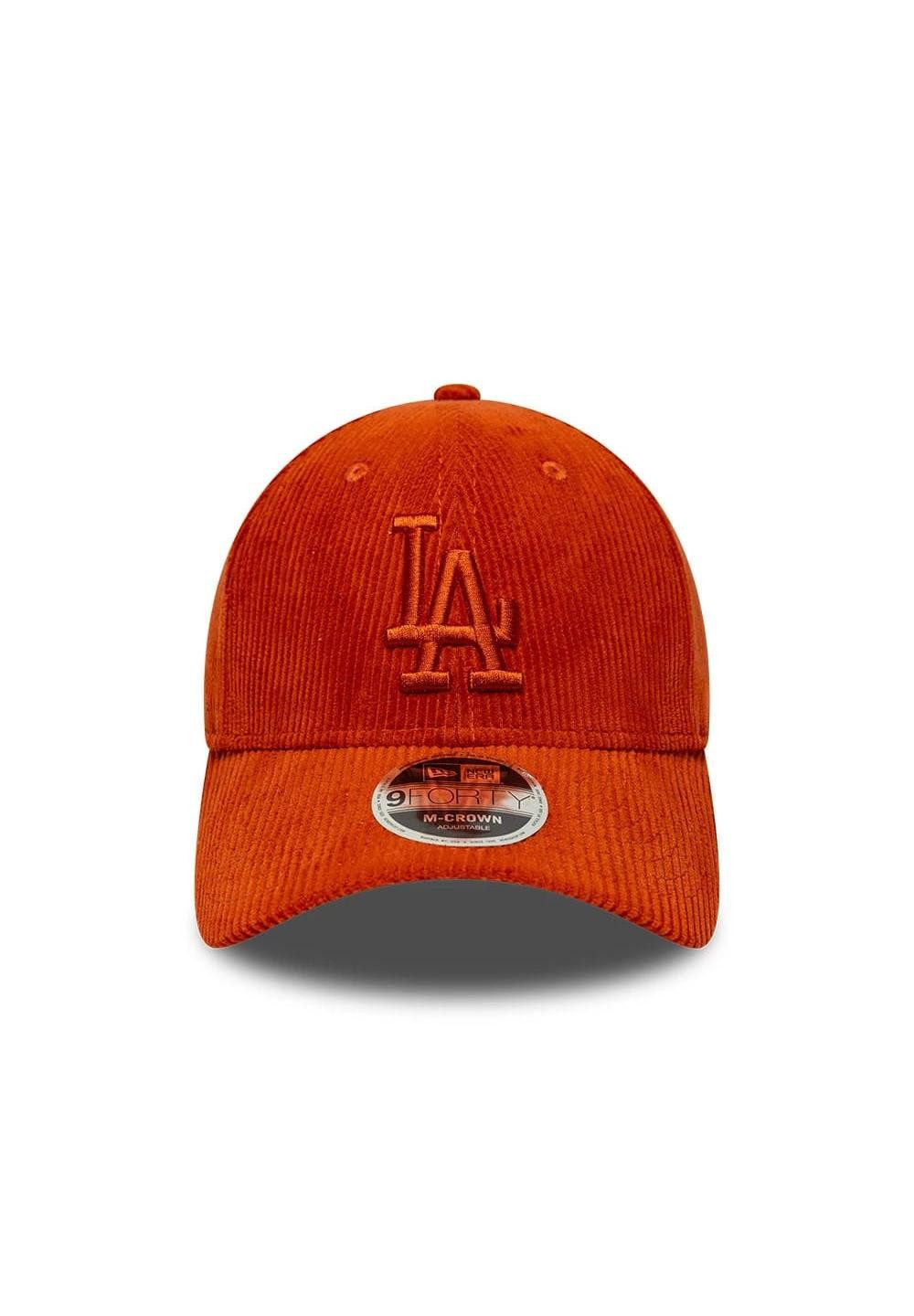 New Era Baseball Cap Los Angeles Dodgers Cord 9Forty Adjustable M-Crown New Era Cap Rostrot (1-St)