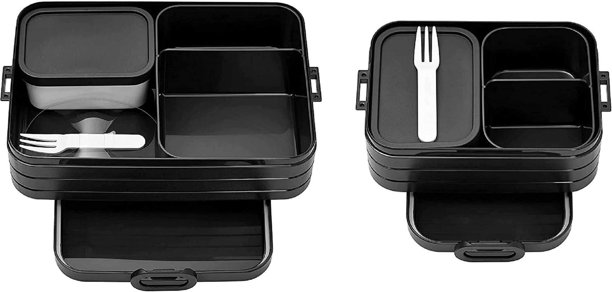 Mepal Vorratsdose 2-tlg. Mepal Limited Edition Bento-Lunchboxen Set Klein / Groß Take A – Brotdose mit Fächern, geeign