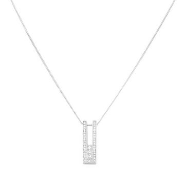 Mador Collier-Set Halskette mit drei Diamanten