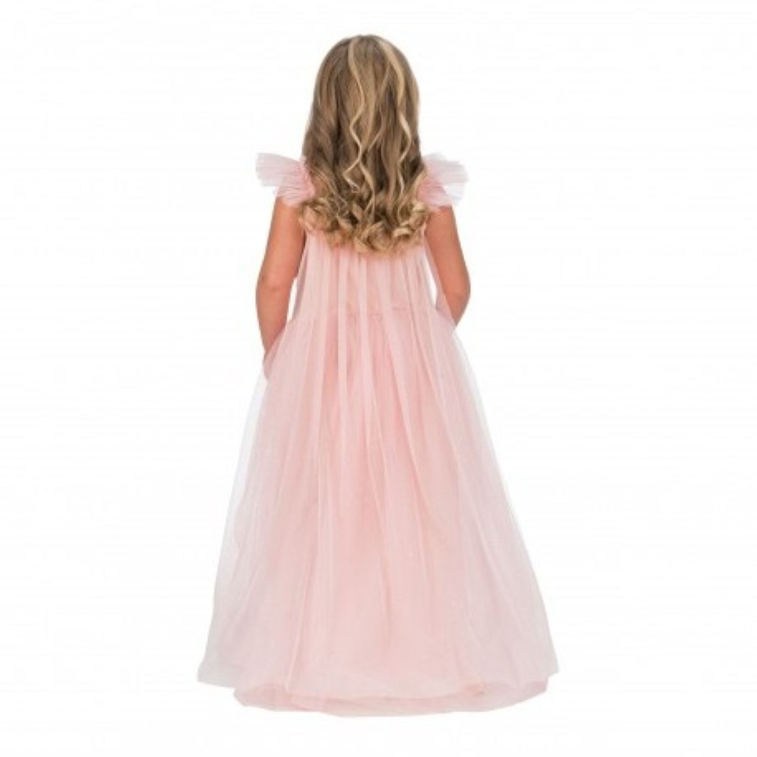 CHAKS Kostüm Prinzessin Kostüm 'Rosalia' für Mädchen, Rosa Gli