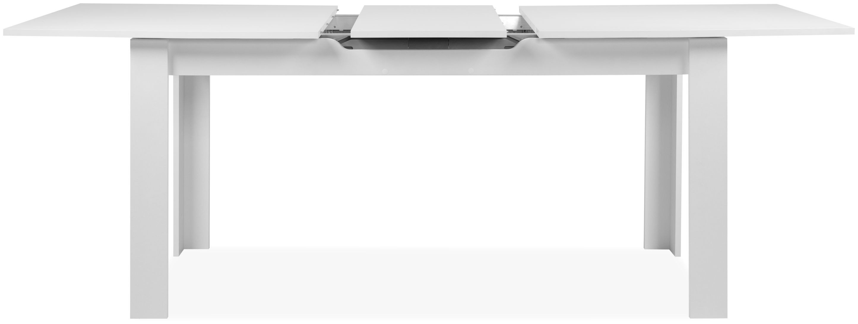 Finori Esstisch, weiß B x H x T ca. 160-200 x 75 x 80 cm günstig online kaufen