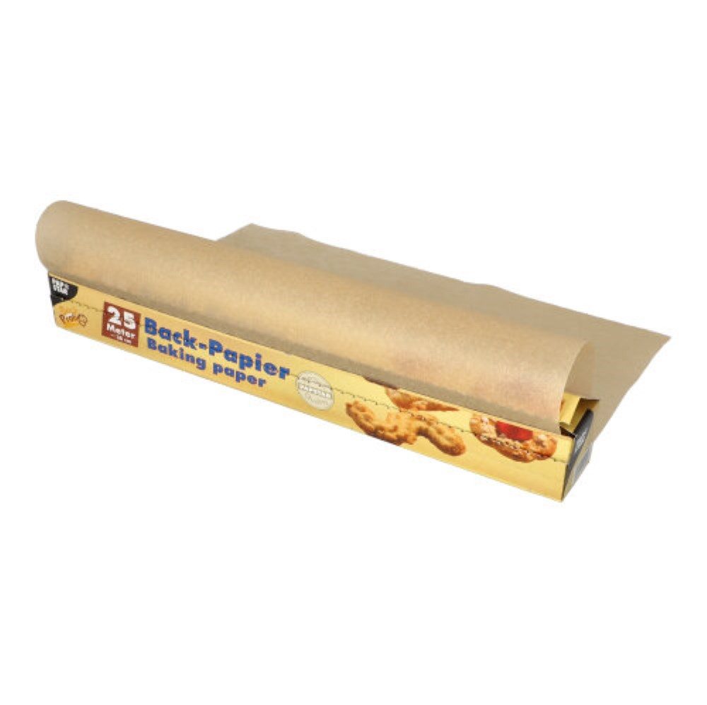 PAPSTAR Backpapier Backpapier 25 m x 38 cm braun in Faltschachtel