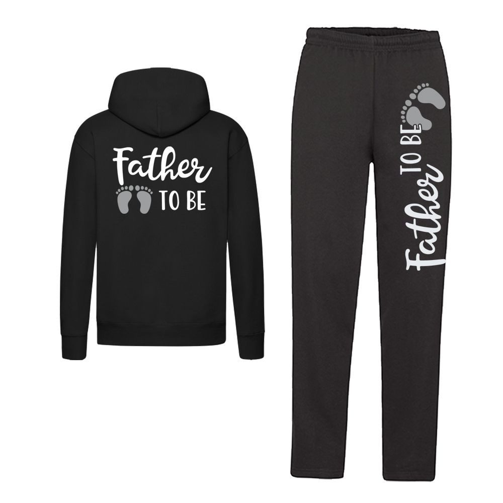 G-graphics Freizeitanzug Father to be (Set, 2-tlg., Hose & Hoodie), Freizeitset mit Jogging- / Sweaterhose & Hoodie