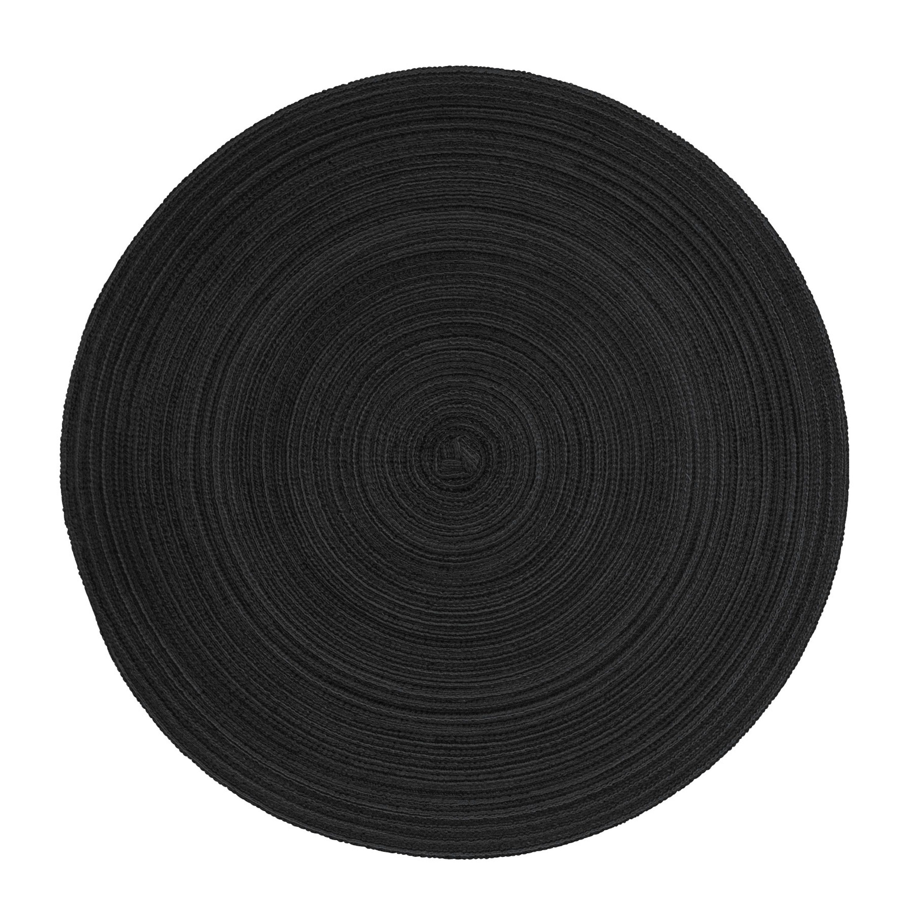 Platzset, Pichler Tischset SAMBA, rund 38 cm, noir, PICHLER