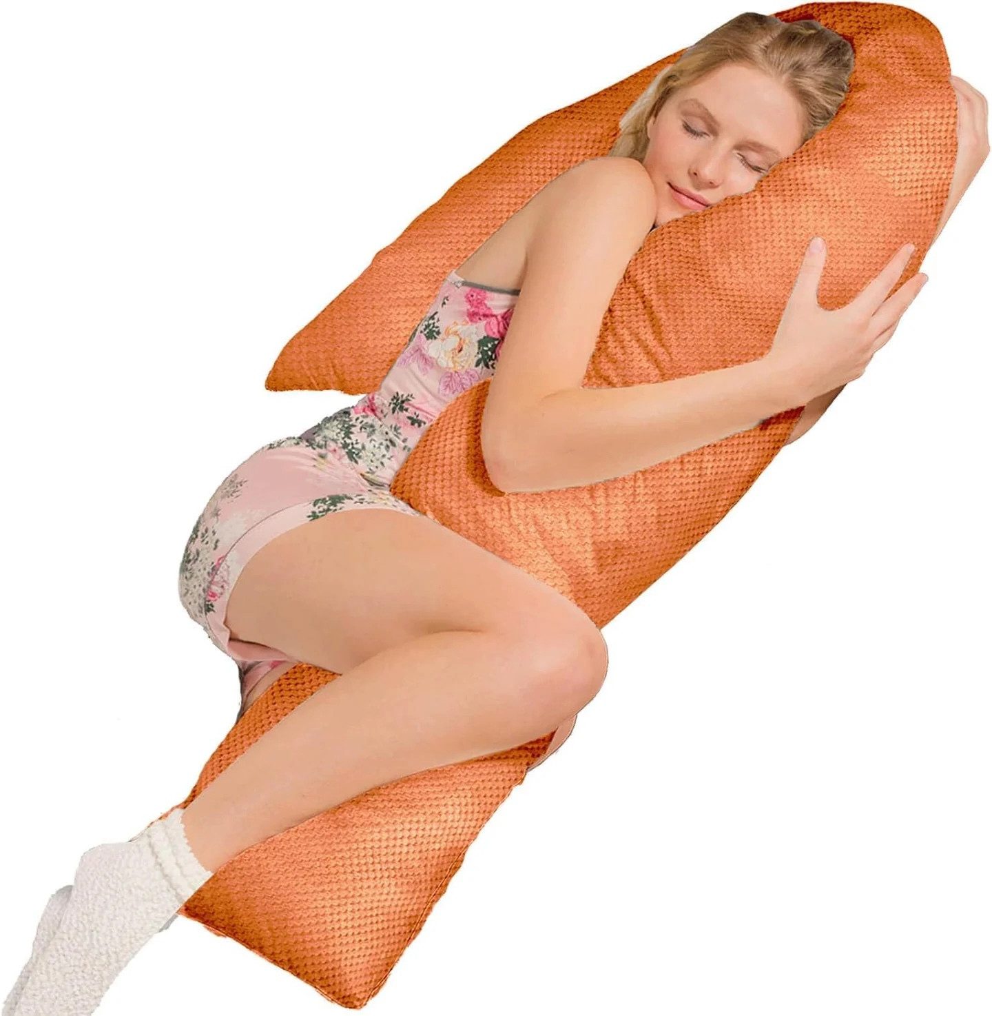 Traumreiter Seitenschläferkissen J Visco Seitenschläferkissen mit Bezug Velour Deluxe