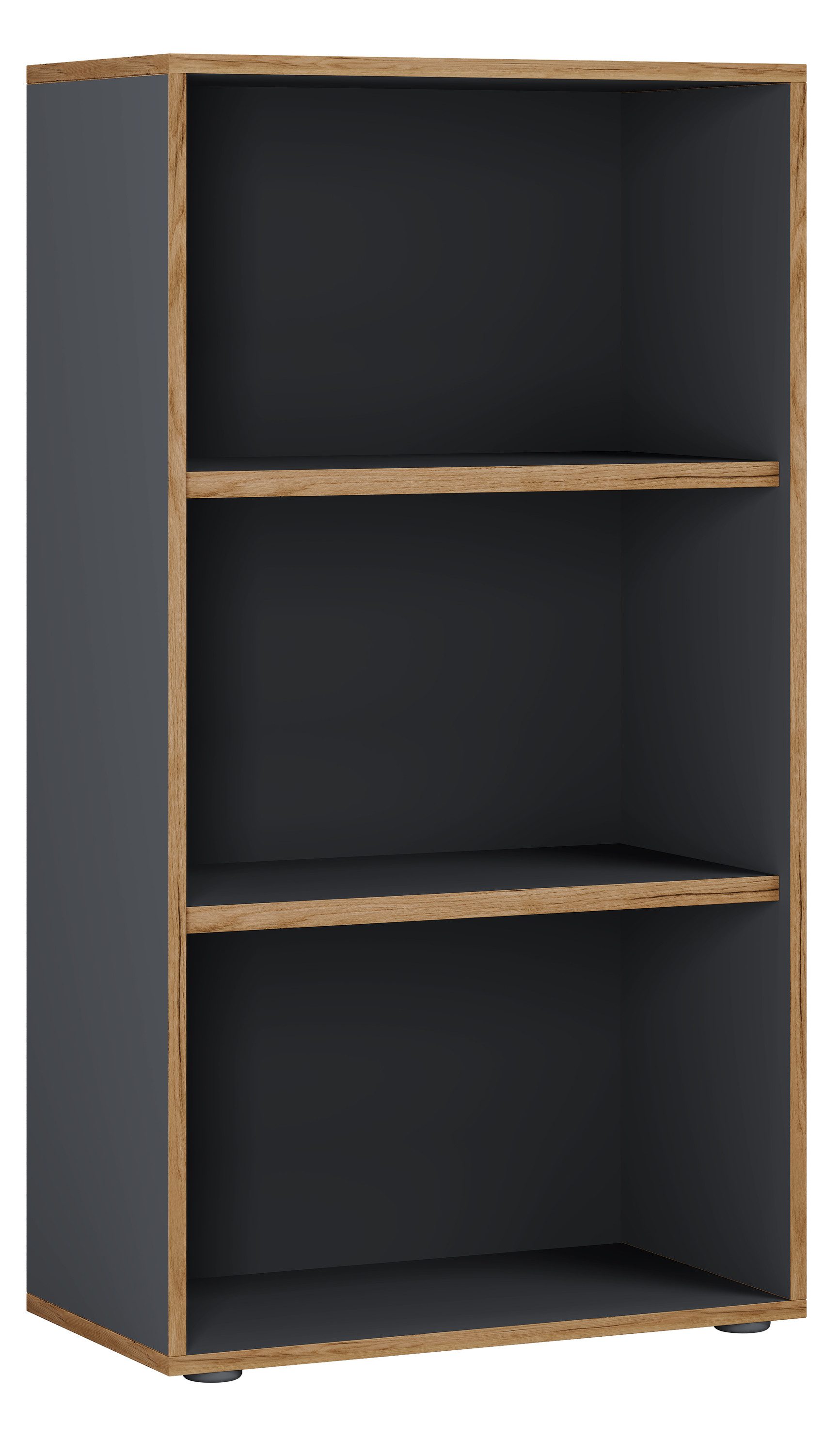 VCM Standregal Bücherregal Salia H. 110 x B. 60 x T. 33 cm, Holzregal stehend, platzsparender Aktenschrank, CD DVD Aufbewahrung