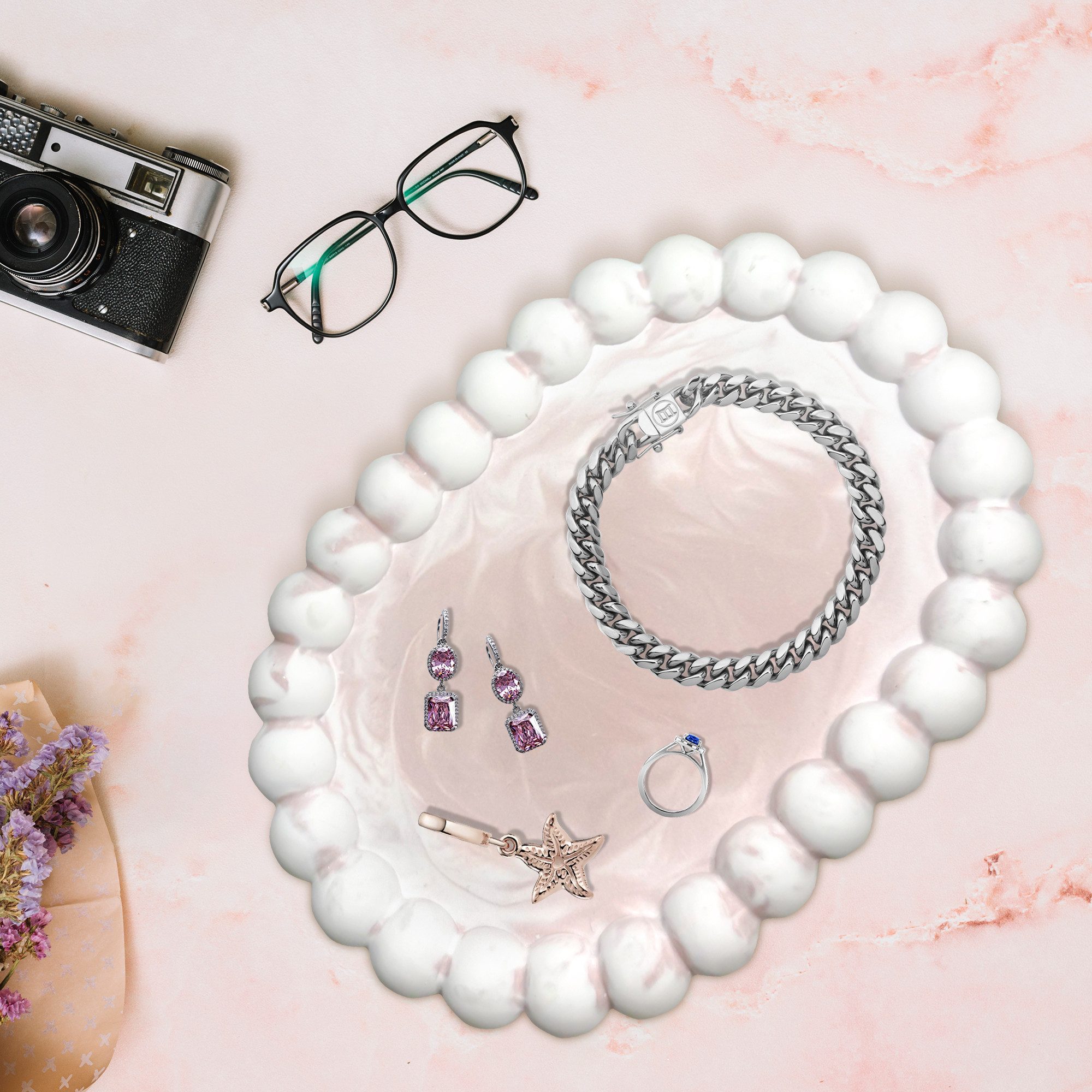 ROY Schmuckablage Luxus Schmucktablett, Schmuckschale, Ringschale schmuckka günstig online kaufen