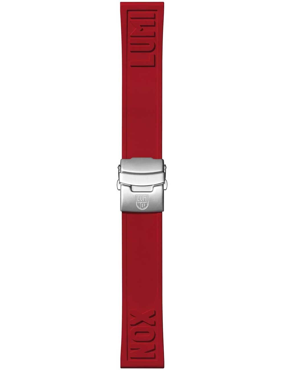 Luminox Uhrenarmband Luminox FP2406.30Q Kautschuk Armband [24 mm] rot