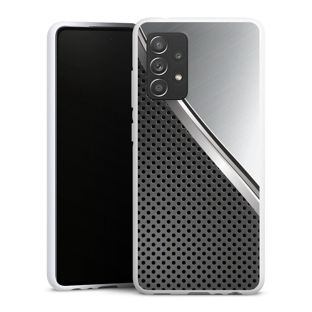 Handyhülle Carbon Stahl Metall Duo Metal Surface