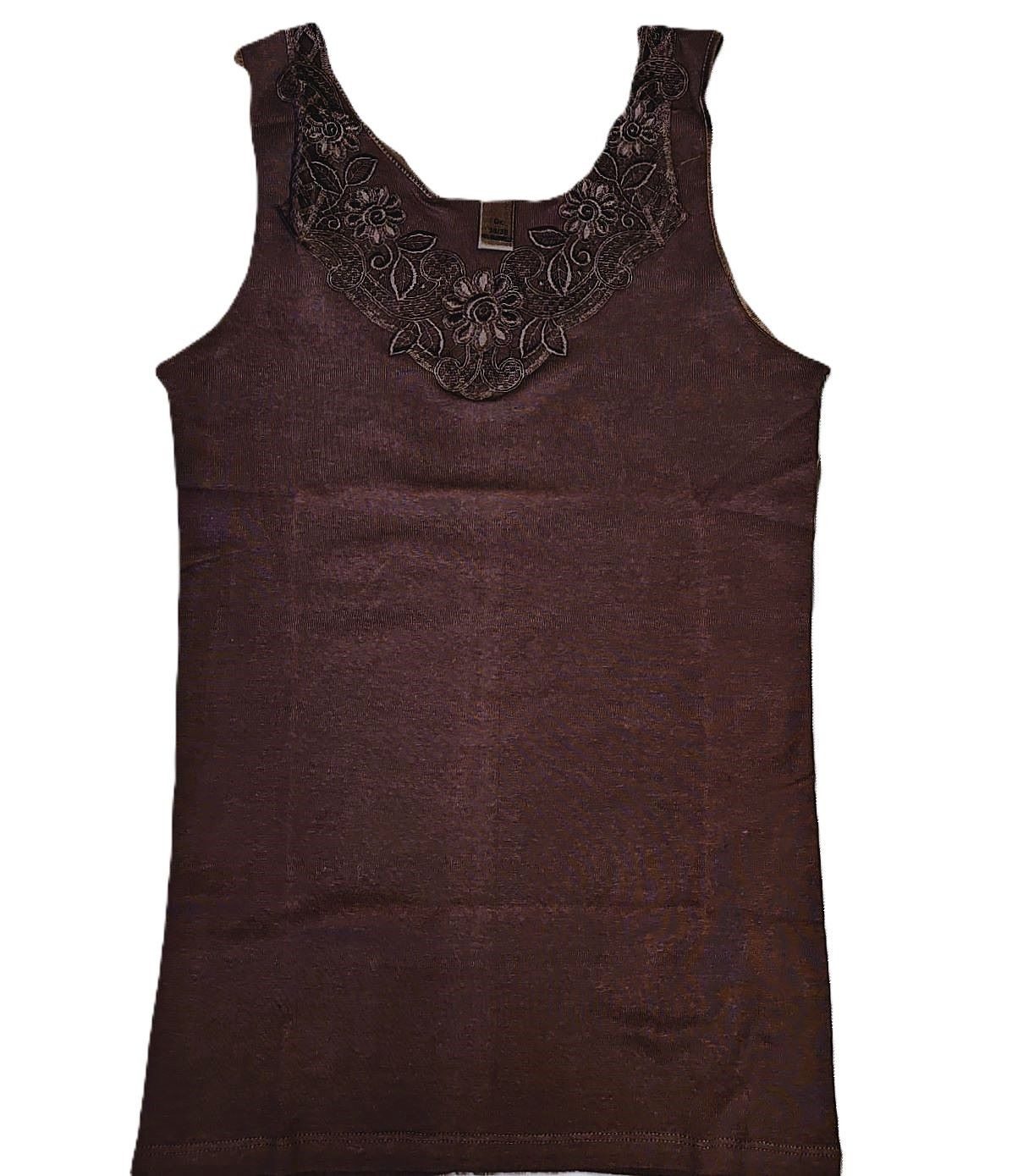 Toker Collection® Achselhemd Damen Unterhemd mit extra breiter Spitze (1 St günstig online kaufen