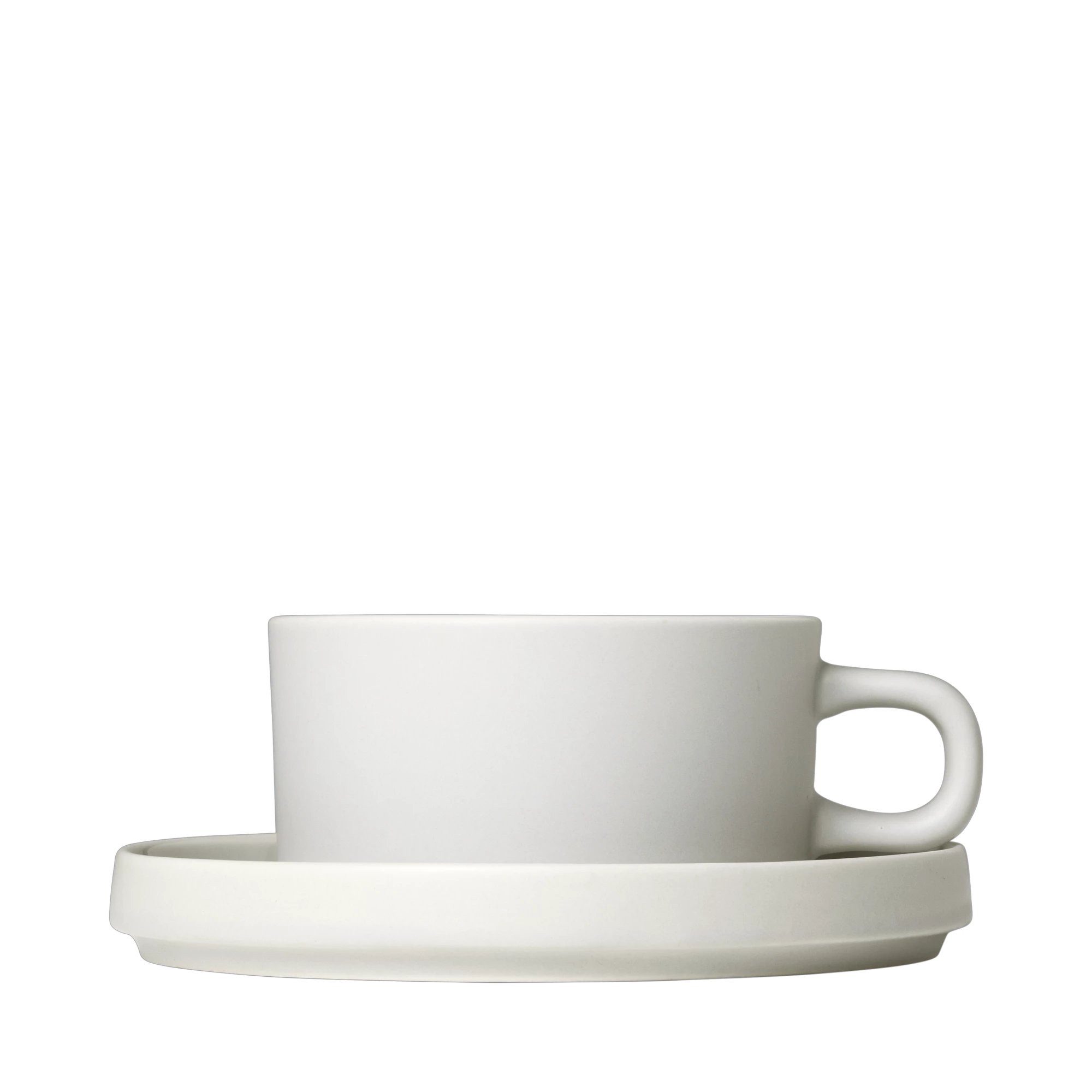blomus Tasse -PILAR- Espressoset, Keramik, 2er-SET Чайні чашки mit Untersetzer