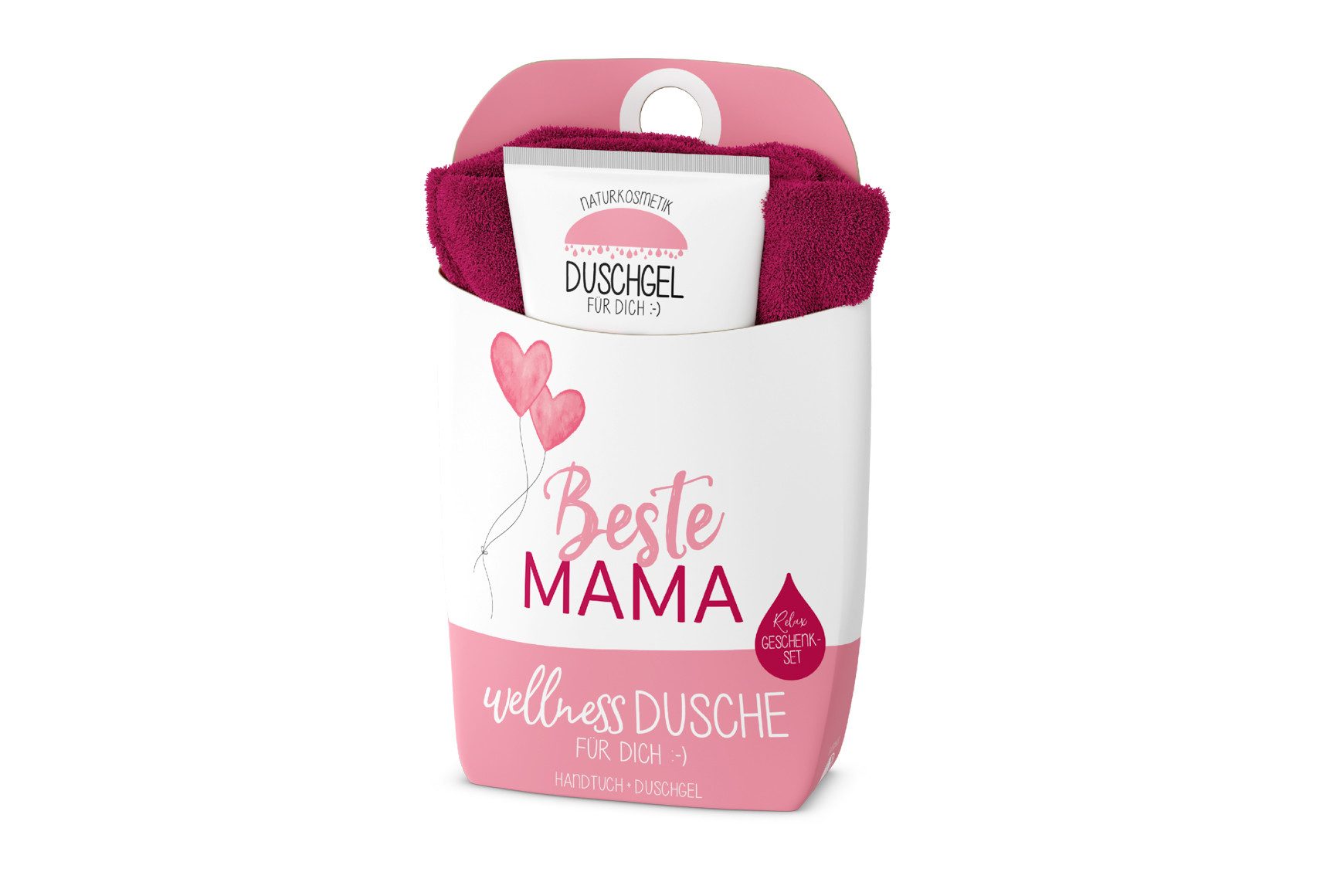 La Vida Handtuch Wellness-Dusche Geschenkset Duschgel Handtuch la vida Mama günstig online kaufen
