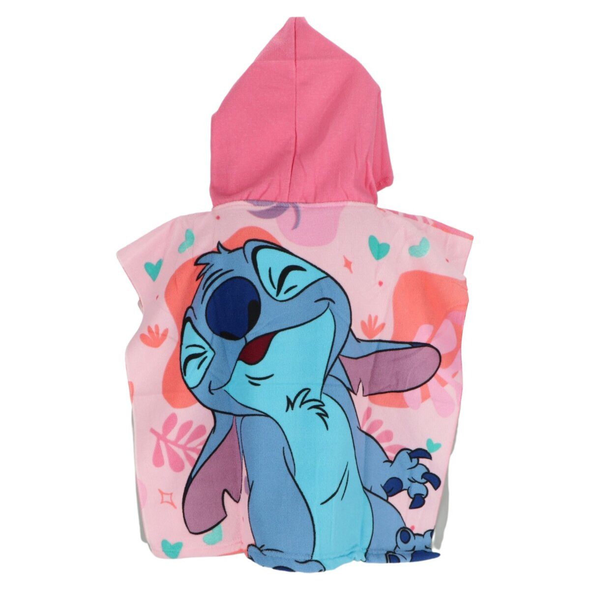 Lilo & Stitch Poncho Lilo & Stitch Poncho Praktischer Mikrofaser Poncho 100x55cm