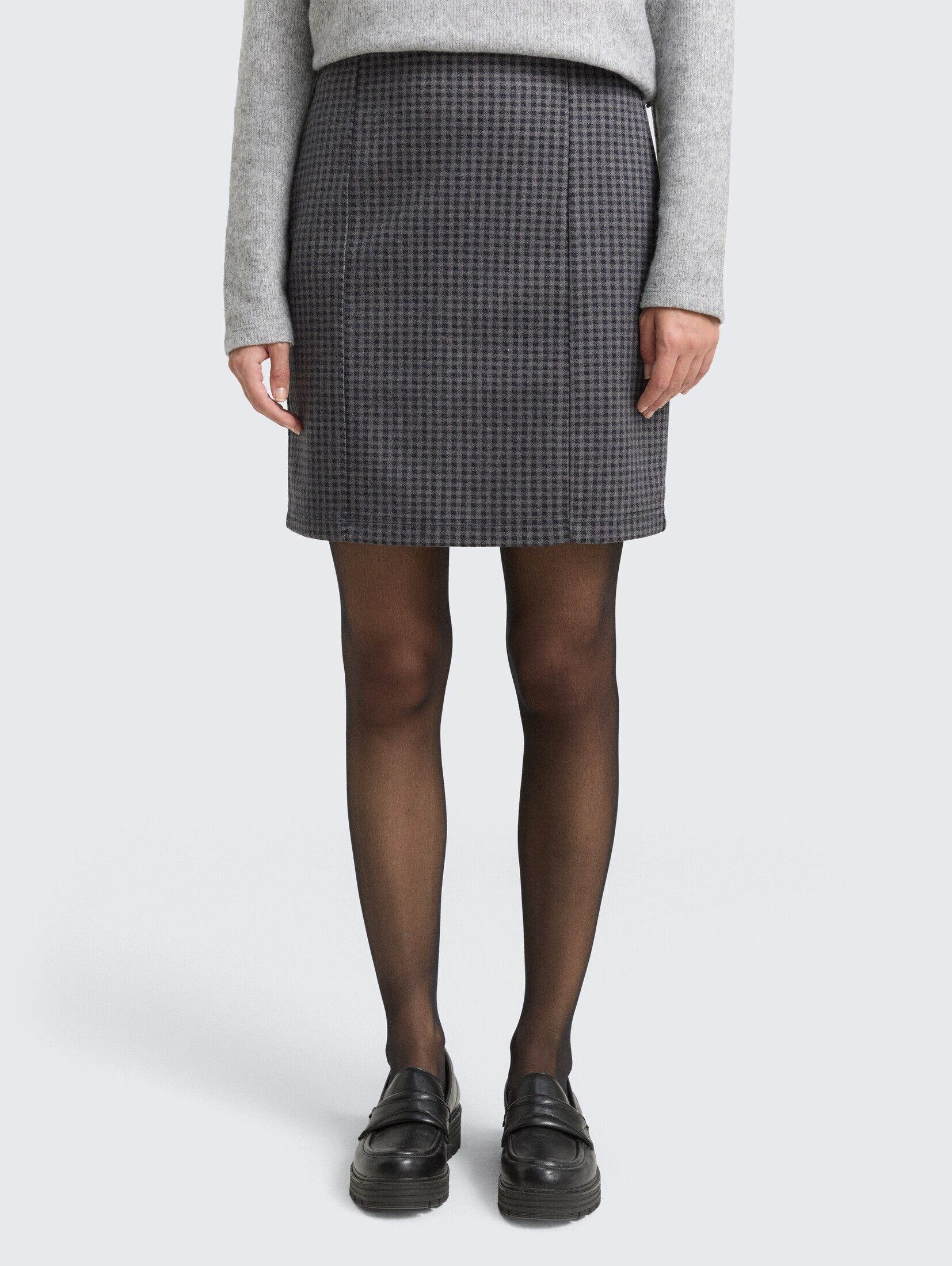 TOM TAILOR Sommerrock Röcke High Waist Mini-Rock mit Karomuster günstig online kaufen