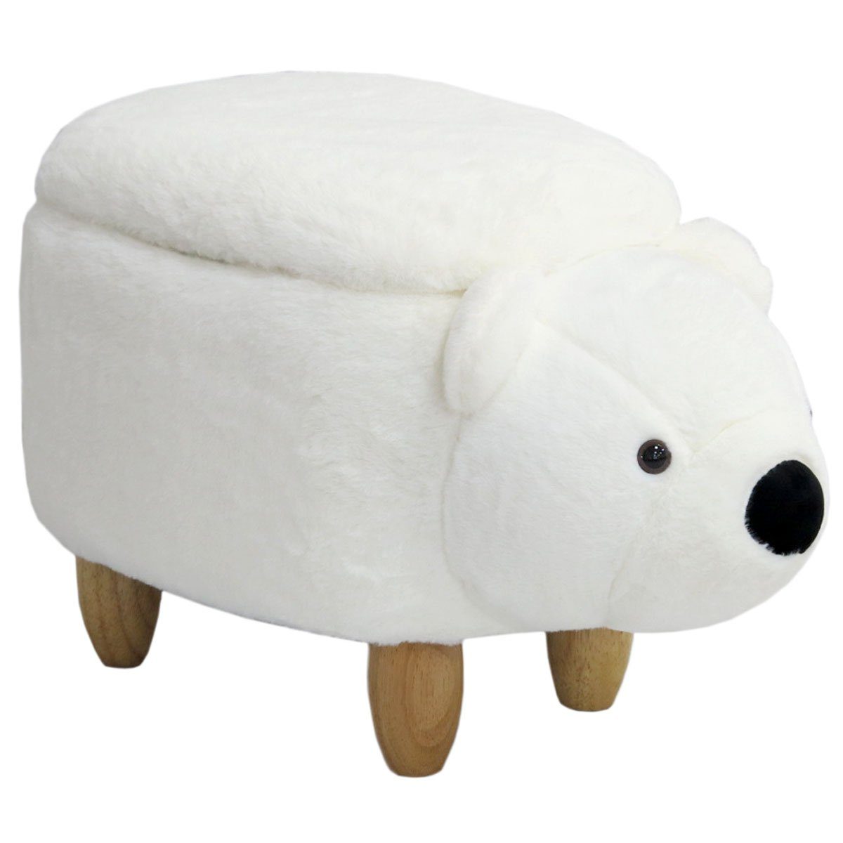 SVITA Sitzhocker Tierhocker (Tierhocker), Tiermotivhocker mit Stauraum, Wei günstig online kaufen