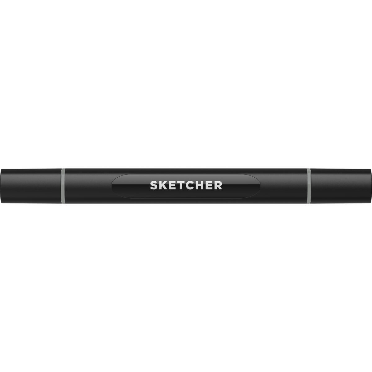 Filzstift Twinmarker Sketcher brush+chisel NG550 neutralgrau 3.
