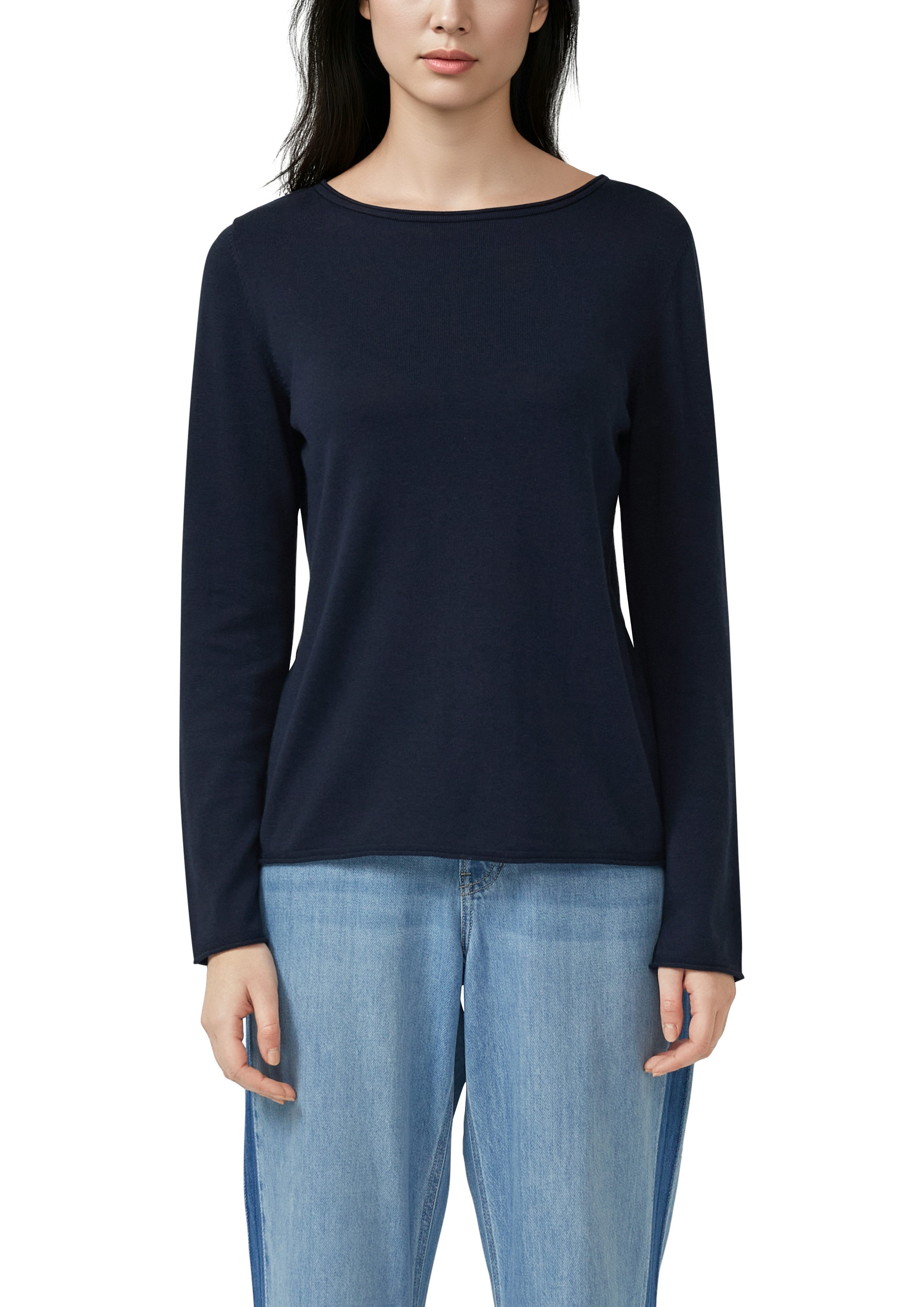 s.Oliver Strickpullover mit U-Boot-Ausschnitt