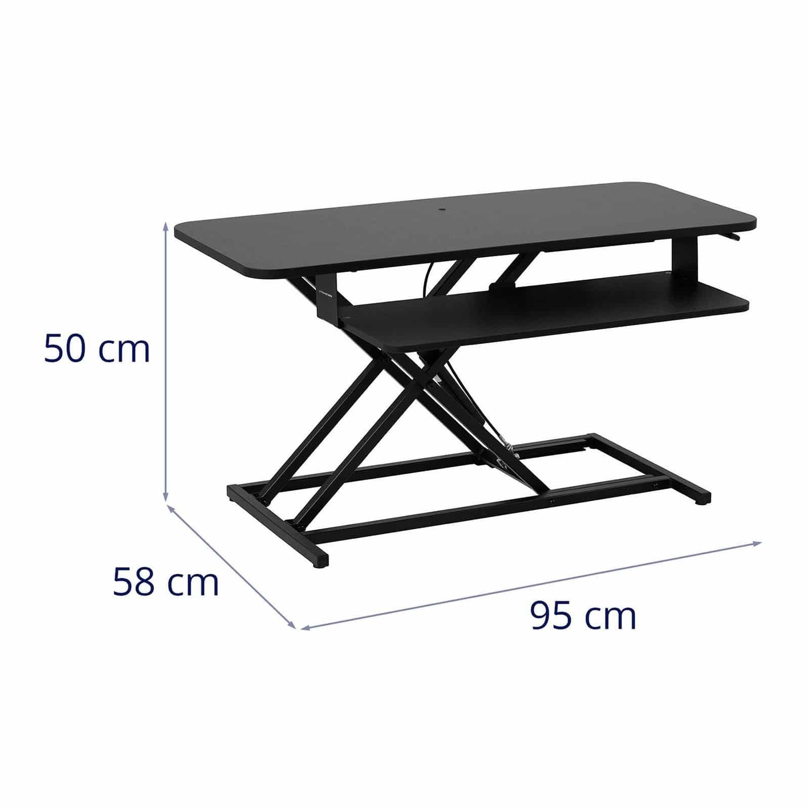 - 115-500mm - Schreibtischaufsatz Sitz-Steh-Erhöhung Schreibtischaufsatz Fromm&Starck höhenverstellbar
