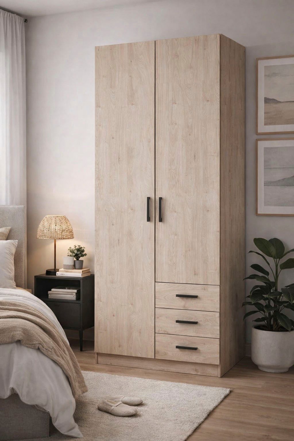 INOSIGN Kleiderschrank Sprint Drehtürenschrank, Aufbewahrung Kasten Schrank Stauraum Breite 98,5/147 oder 195,5 cm, je mit Einlegeböden und Kleiderstange