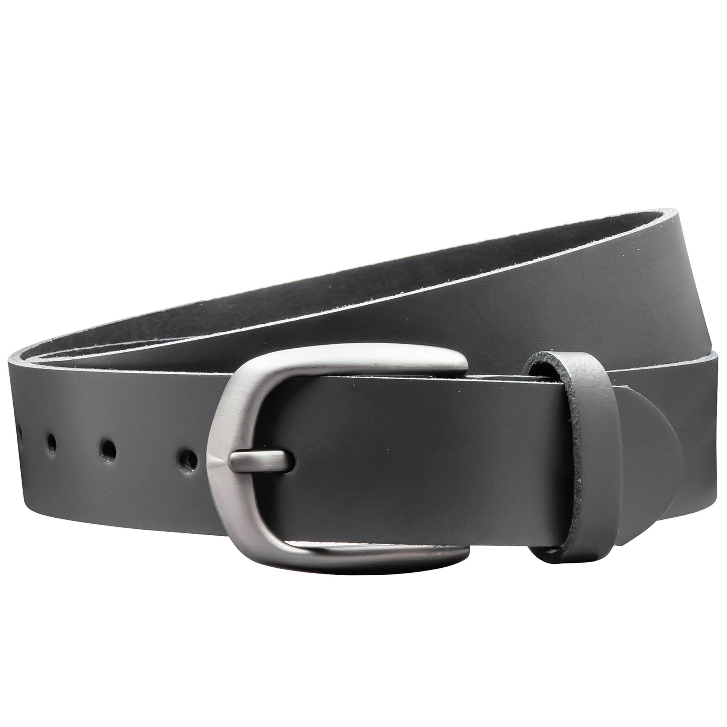 COLOGNEBELT Ledergürtel OM417-SL-Grau MADE IN GERMANY, günstig online kaufen