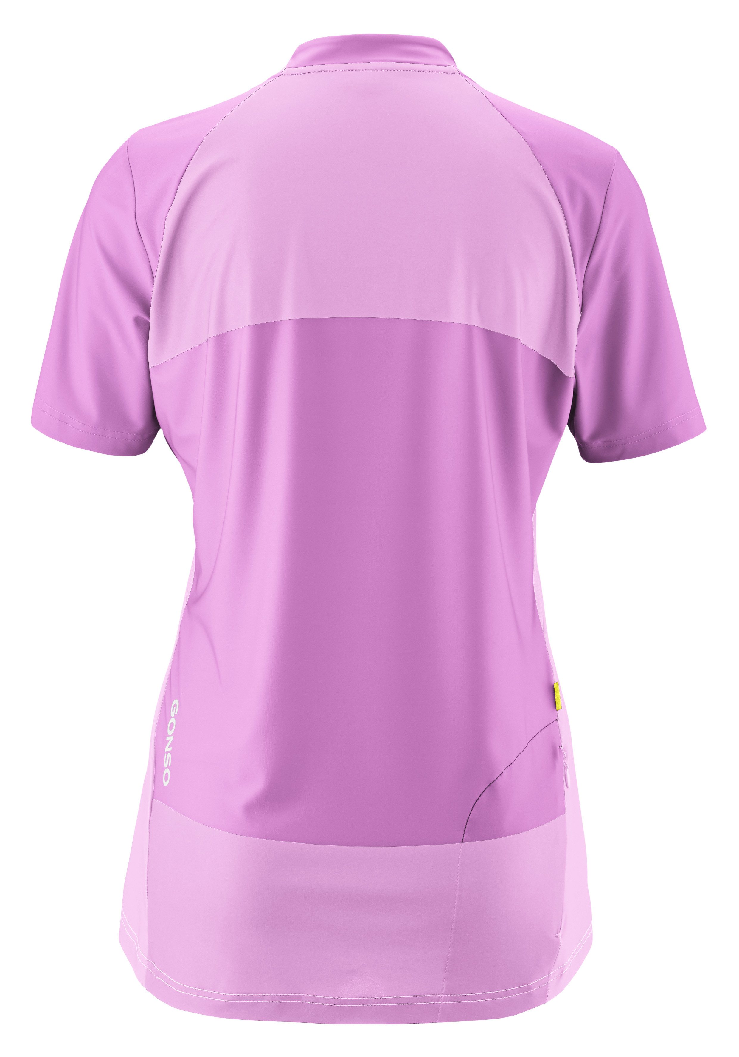 Gonso Radtrikot Adventure Jersey Halfzip W Damen Fahrradtrikot, modernes Half-Zip Trikot mit Rückentasche