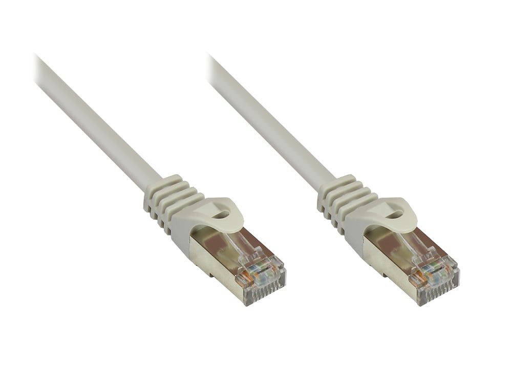 GOOD CONNECTIONS Patchkabel Ethernet Netzwerkkabel, RJ45 Stecker gerade, RJ45 Stecker gerade (15 cm)