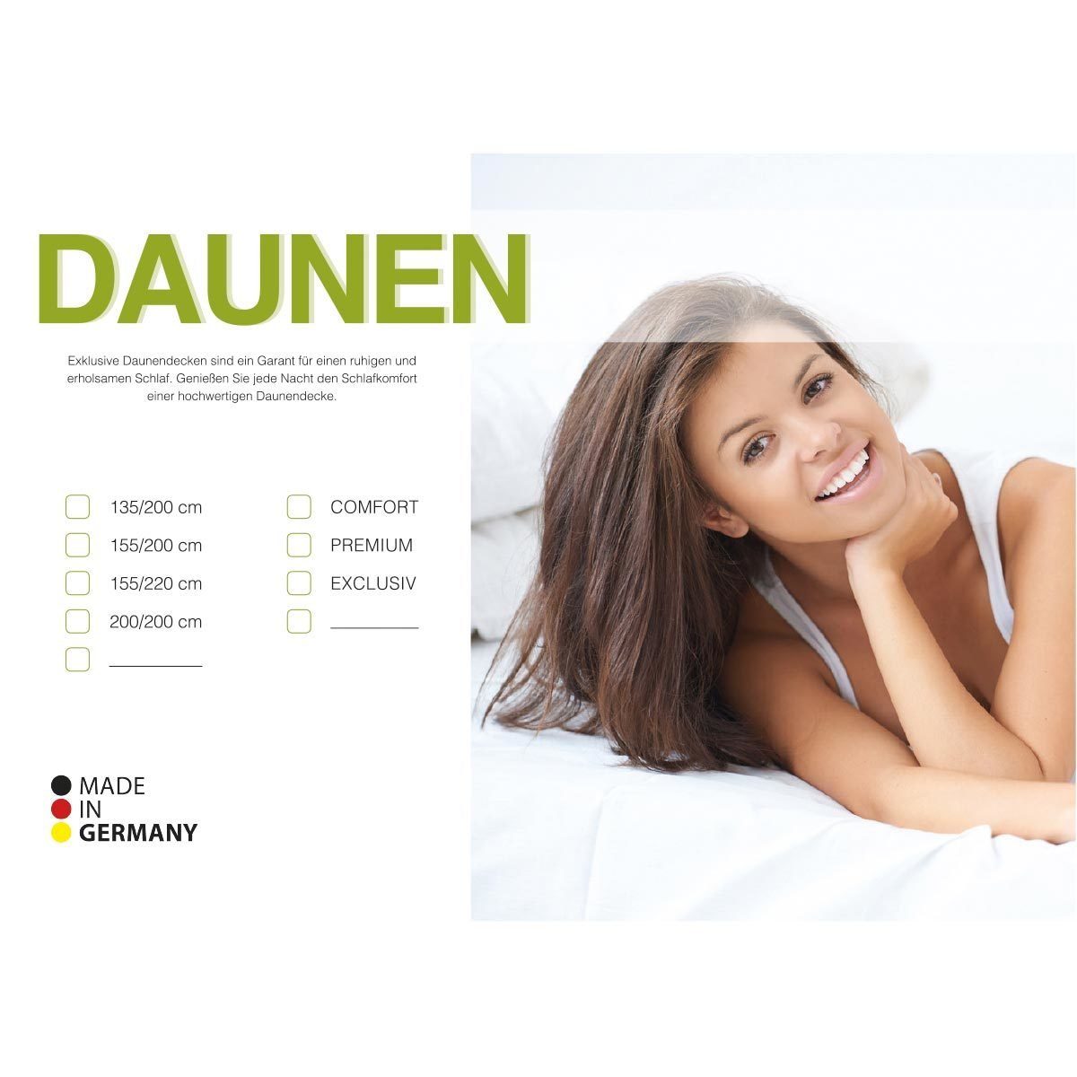 BETTWARENSHOP 3-Kammer-Kopfkissen Premium, Füllung: Füllung: Außenkammer 10% Federn, 90% Daunen, Innenkammer 100% Federn Klasse 1, optimale Stützkraft und tolle – Bild 5 von 5
