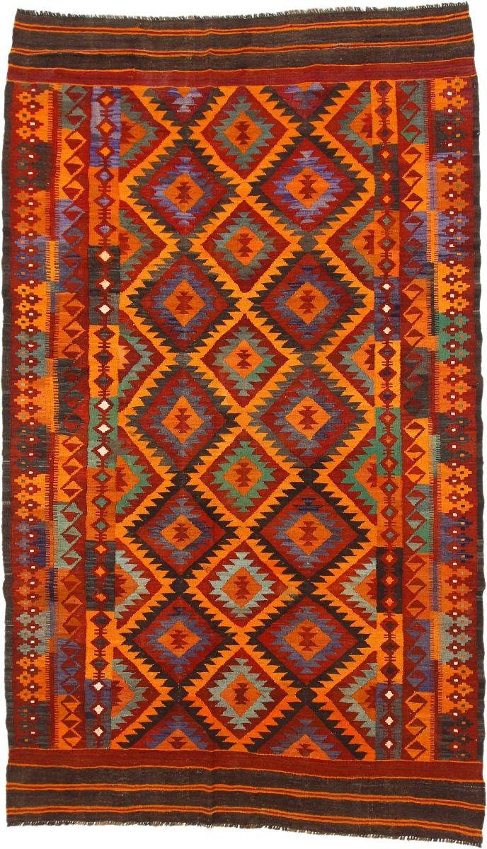 Orientteppich Kelim Afghan Antik 200x338 Handgewebter Orientteppich, Nain Trading, rechteckig, Höhe: 3 mm