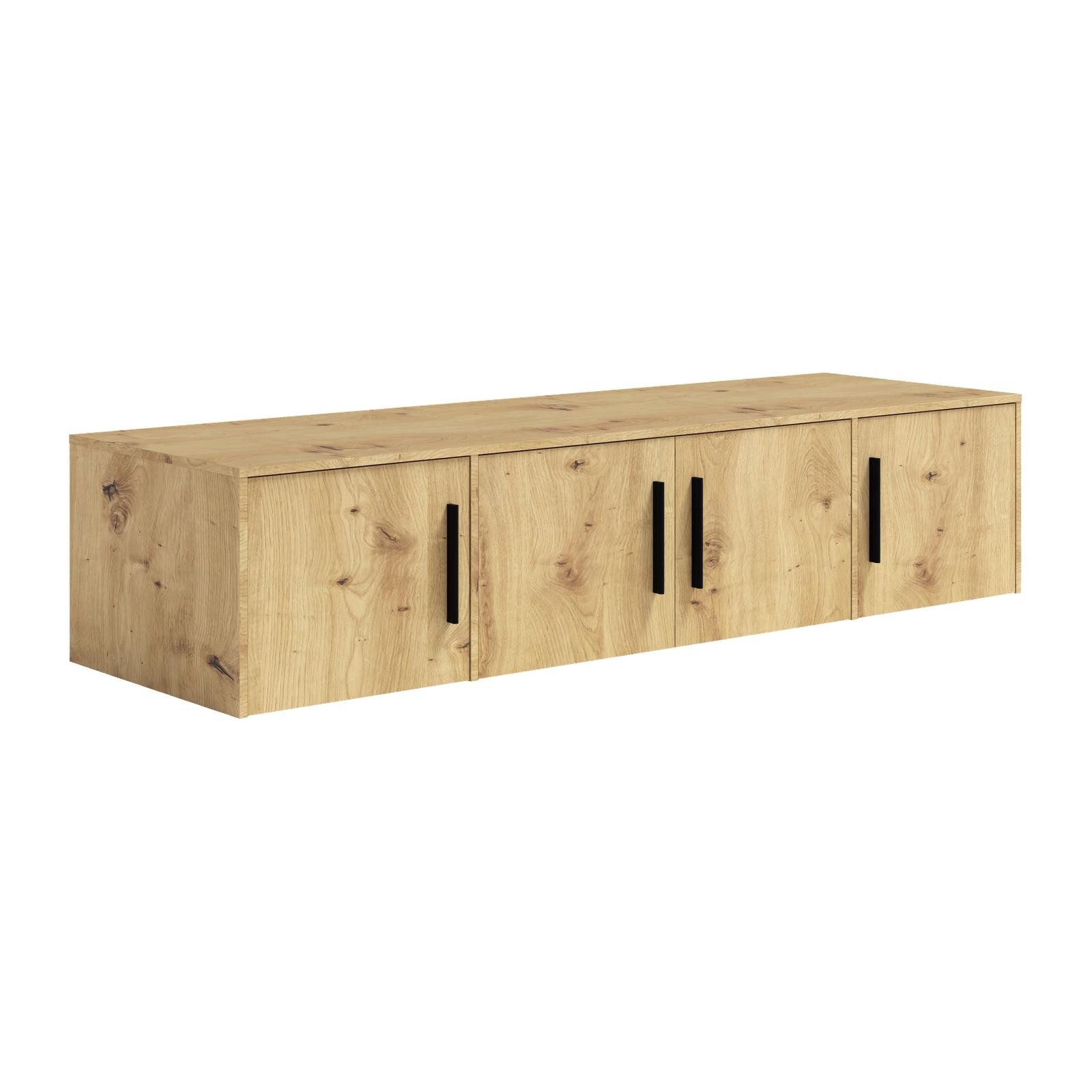 HAUSELEMENT Aufsatzschrank MAXIONE MX-06 4 Türen Schrankaufsatz 200 cm Schrank Modern