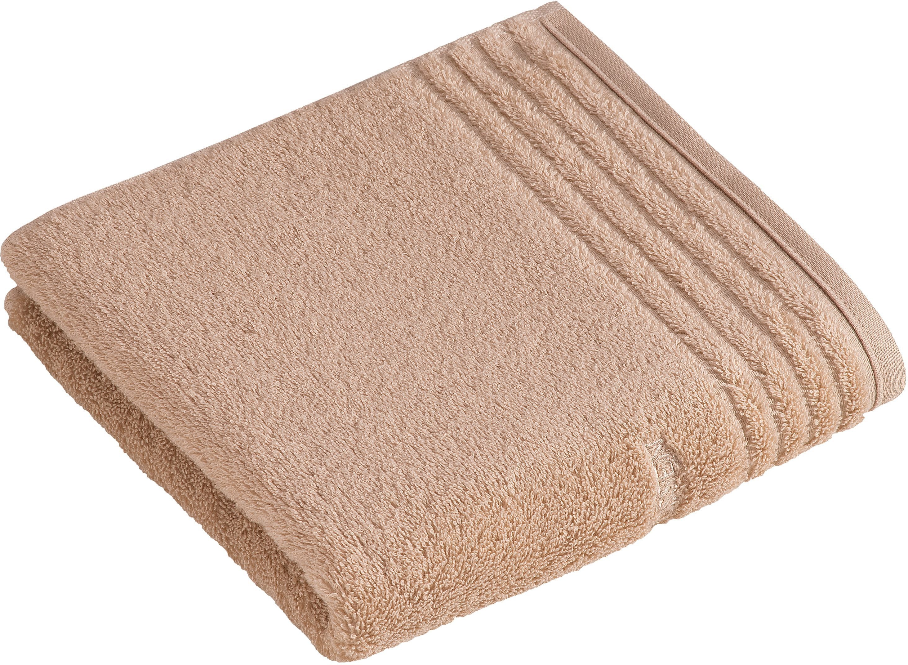 Vossen Handtuch Vienna Style Supersoft, Webfrottier (2-St), Supersoft Baumwolle