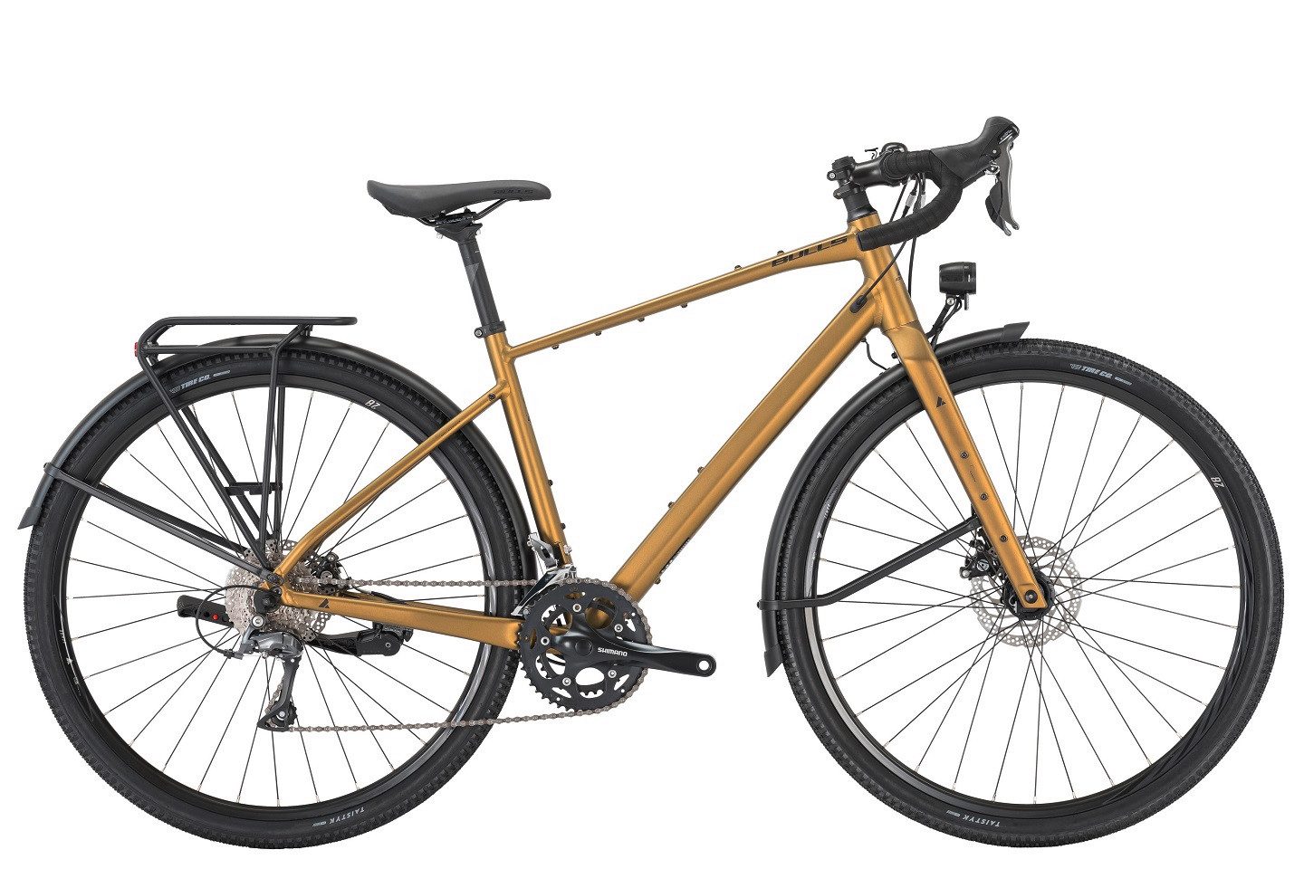 Bulls E-Bike Bulls Daily Grinder 1 gold 2025, 16 Gang Shimano Claris RD-R2000, Kettenschaltung