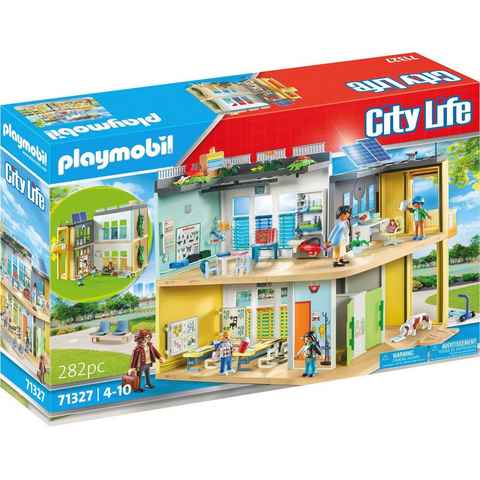 Playmobil® Konstruktions-Spielset Große Schule (71327), City Life, (282 St), Made in Germany