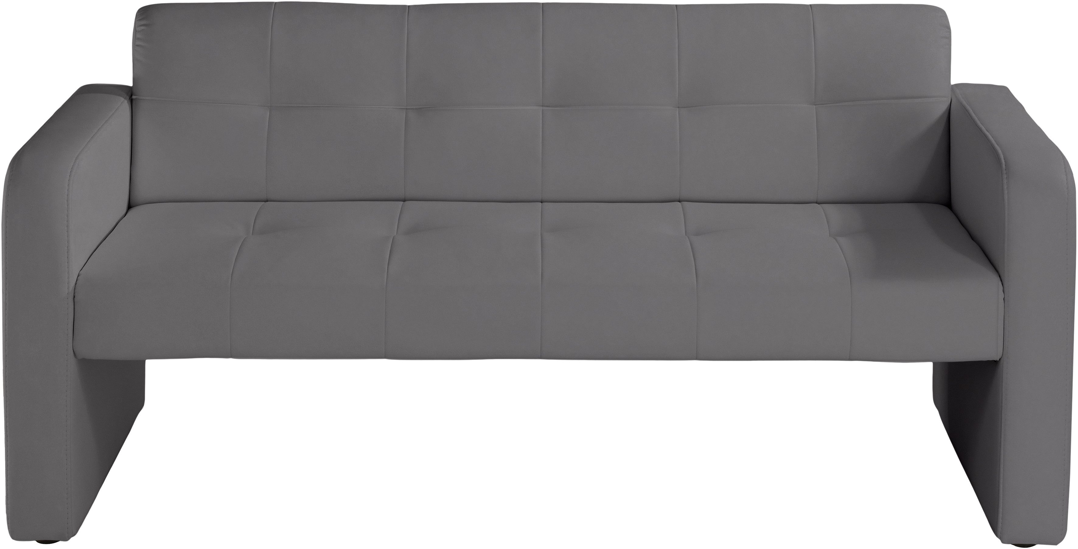 exxpo - sofa fashion Sitzbank Barista Küchensofa, kompakte Stellmaße, Sitzhöhe 49cm, mit Rückenlehne