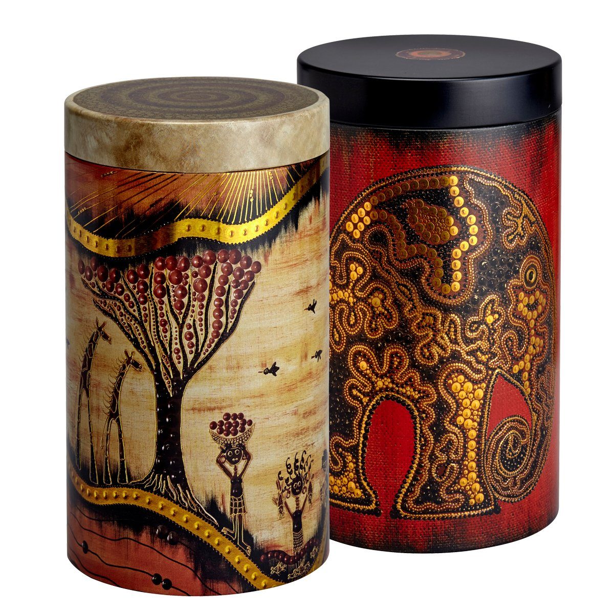 Teedose Dose Africa 2er Set