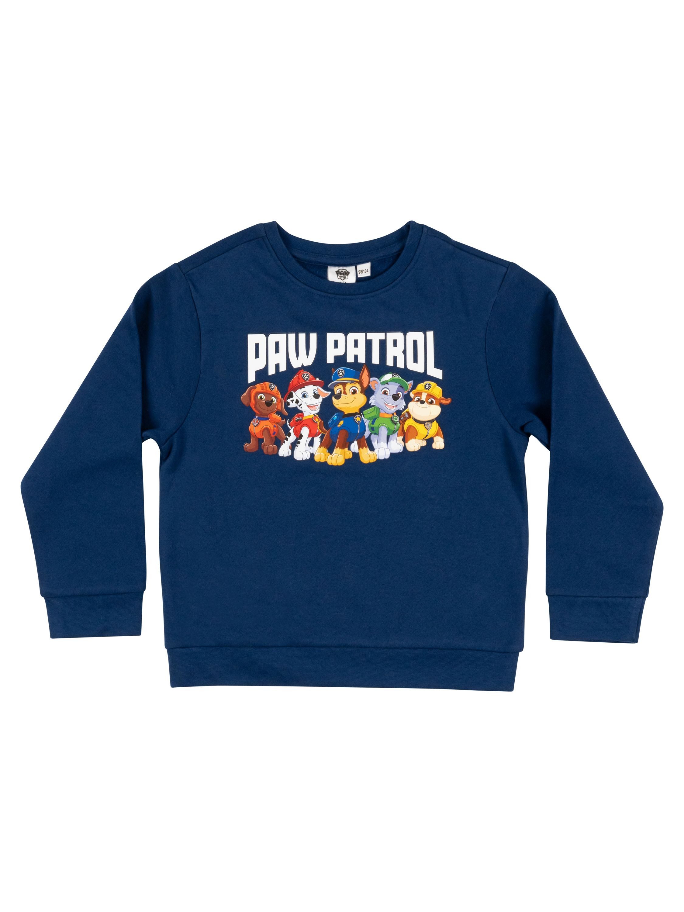Sweatshirt Paw Patrol Sweatshirt Crew Pullover Oberteil Langarm