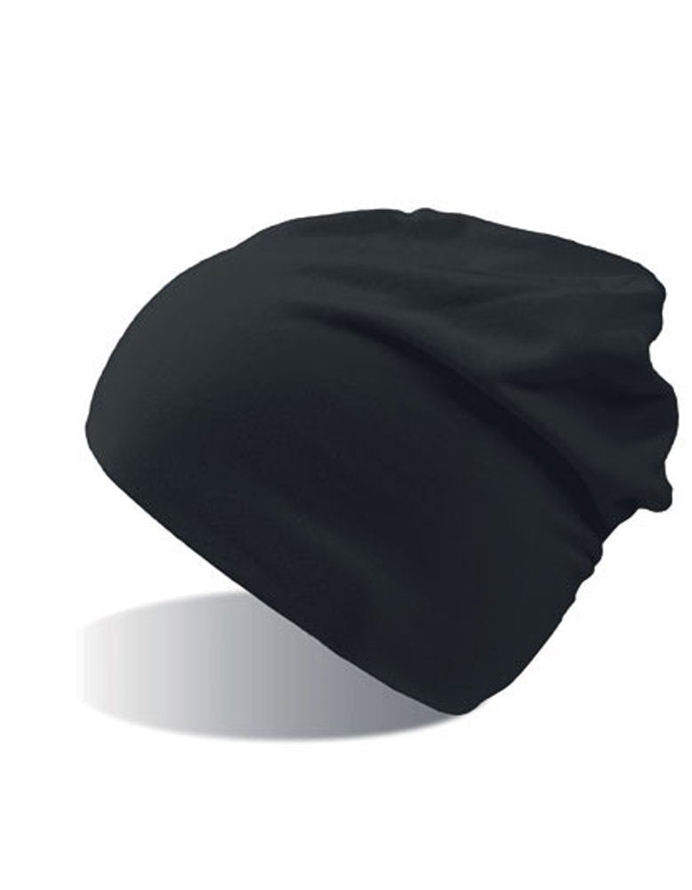 Goodman Design Beanie Stretch Beanie Mütze Doppellagiges Gewebe Black