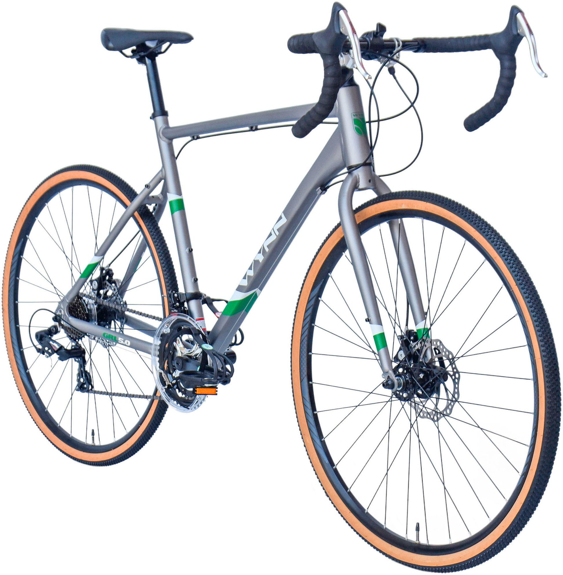 WYNN Gravelbike GRL5.0, 14 Gang Shimano Tourney Schaltwerk, Kettenschaltung